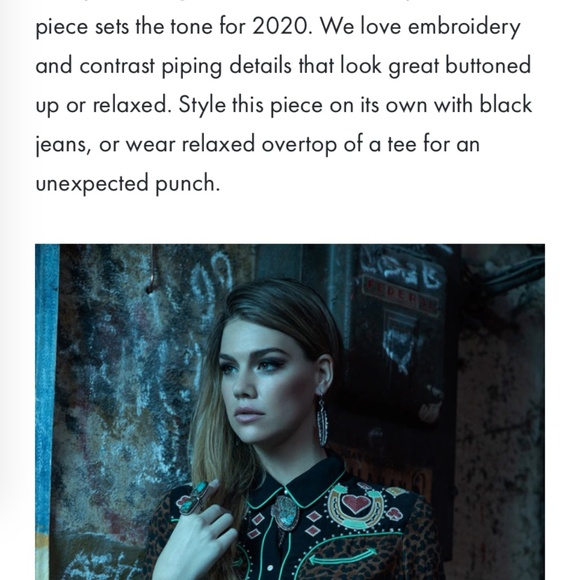 ISO. Double D Ranch ‘Jim’s Pair O Dice’ top - Picture 2 of 2